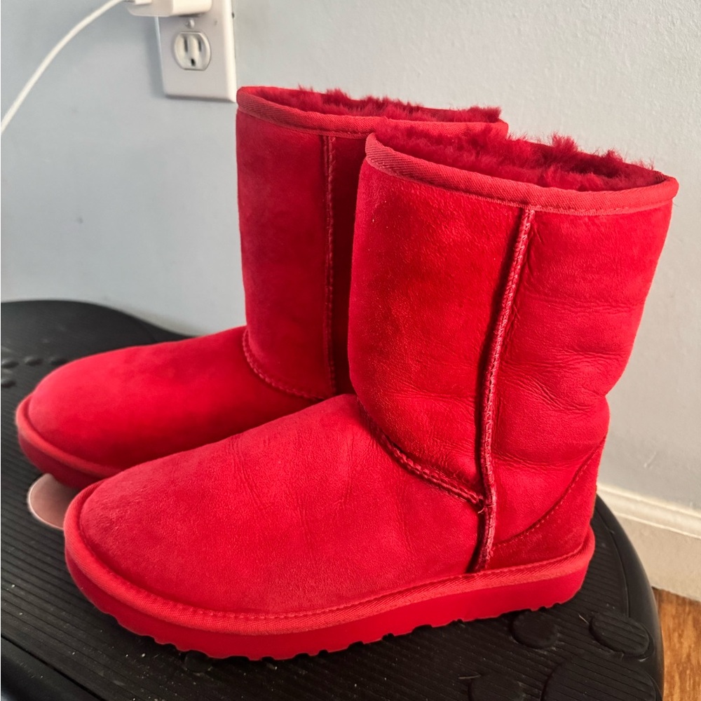 UGG Red Suede Boots